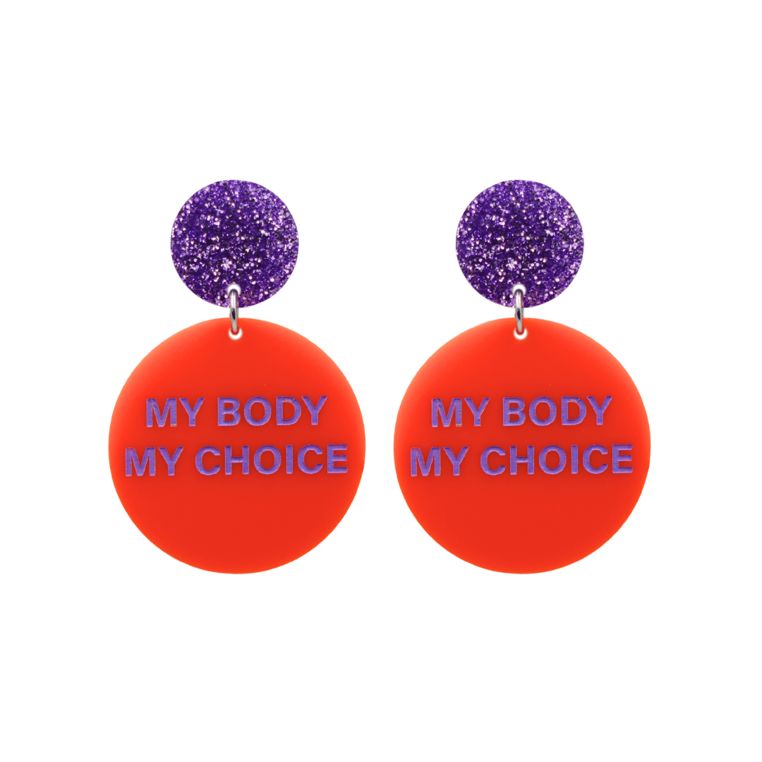 My Body My Choice Earrings - Haus of Dizzy x CbyC