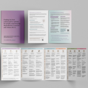 Contraception Options and RCA Foldout Resource for Service Providers